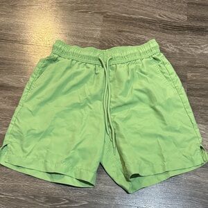 Men's Green Swim shorts size small